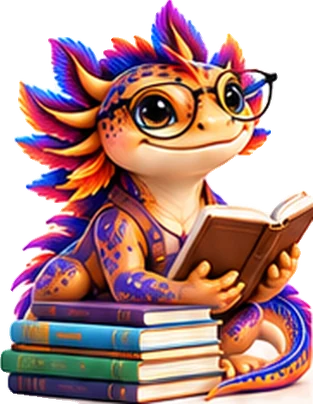 Teacher Neut holding a book, ready to help