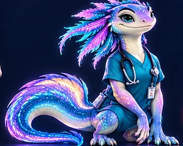 Nurse Neut, Night glow style